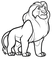 König der Löwen Mufasa