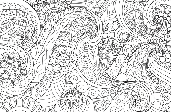 Adults Wavy Art Coloring Page