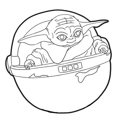 Star Wars Mandaloriano Yoda