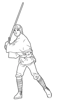 Star Wars Fácil Luke Skywalker