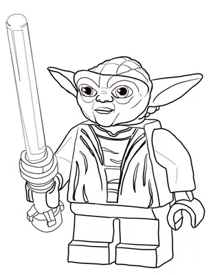 Star Wars Yoda Lego