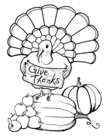 Thanksgiving Give Thanks Turkey