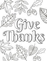 Feuilles de Thanksgiving