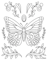 Butterfly with Ornaments
