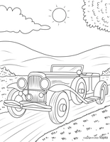 Cars Oldtimer in Sun