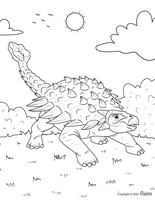 Dinosaurio Anquilosaurio