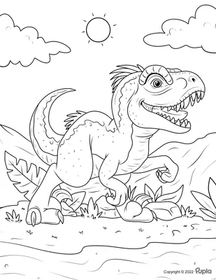 Dinosaurio Velociraptor
