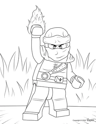 Ninjago Handen in Lucht Vuur