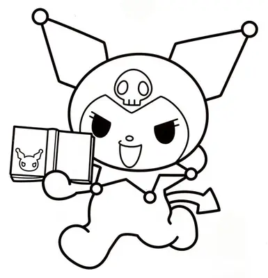 Kuromi met boek