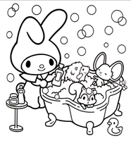 My Melody Bathing & Bubbles