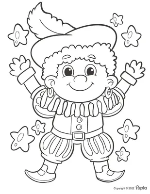 Sinterklaas Piet Schattig