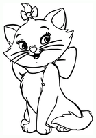 Chat Aristocats Marie