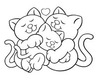 Cats Cuddling