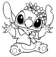 Lilo and Stitch Coloring Pages - Disney Coloring Book for Kids to Learn  Colours 