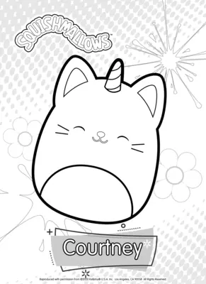 Squishmallows Courtney the Caticorn