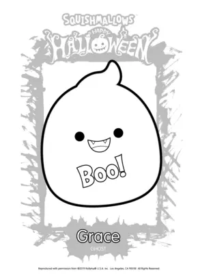 Squishmallows Grace the Ghost