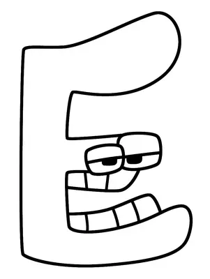 Alphabet Lore Letra E