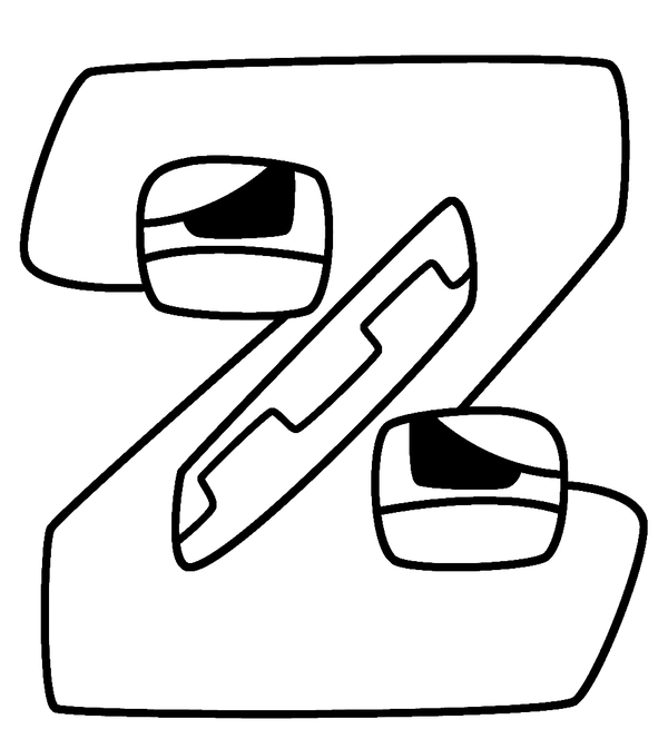 Z Alphabet Lore Coloring Page  Coloring pages, Coloring pages for kids,  Alphabet