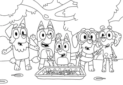 Bluey and Friends Spy Game
