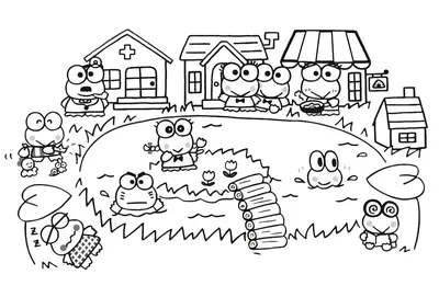 Keroppi en Donut Pond