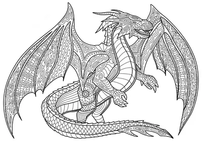 Dragon détaillé