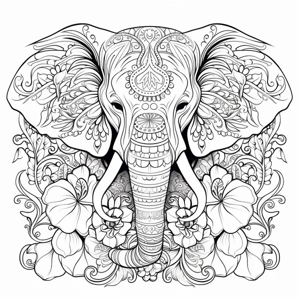 🖍️ Mandala Elephant Head Printable Coloring Page for Free Pupla com 🖍️ Mandala Elephant Head Printable Coloring Page for Free Pupla com