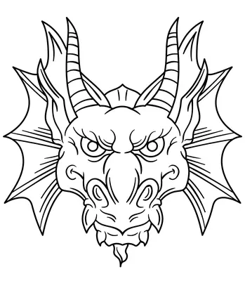 Tête de dragon