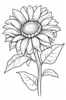 Beautiful Realistic Sunflower
