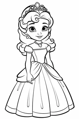 Cute Princess Posing for the Camera