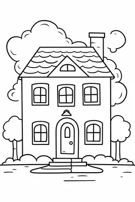 Maison avec de Nombreuses Fenêtres