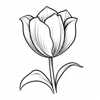 Einfache Tulpe