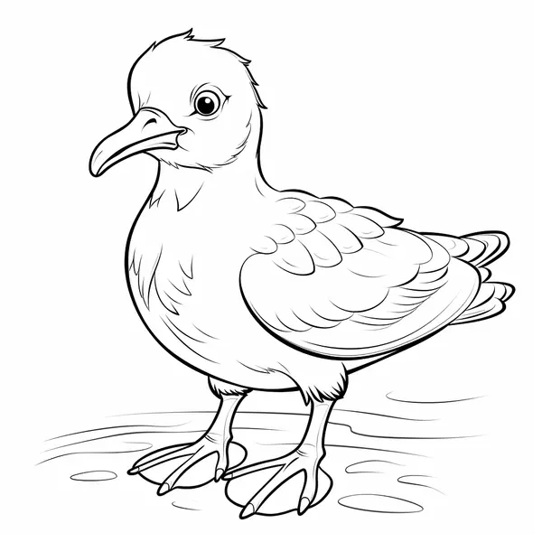 Seagull Coloring Page