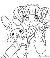My Melody Together with a Girl