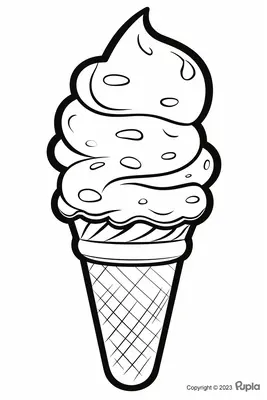 Grande Glace sur un Cône