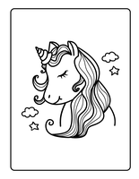 Unicorn Head Cute