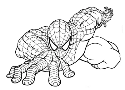 Spiderman rampant