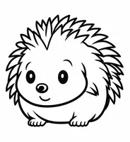 Cute and Simple Hedgehog