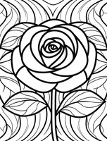 Künstlerische Rose