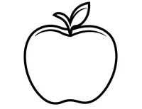 Einfacher Apfel