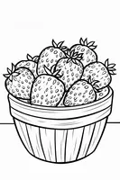 Basket Full of Strawberries