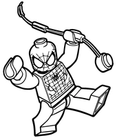 Spiderman Lego Action Figur