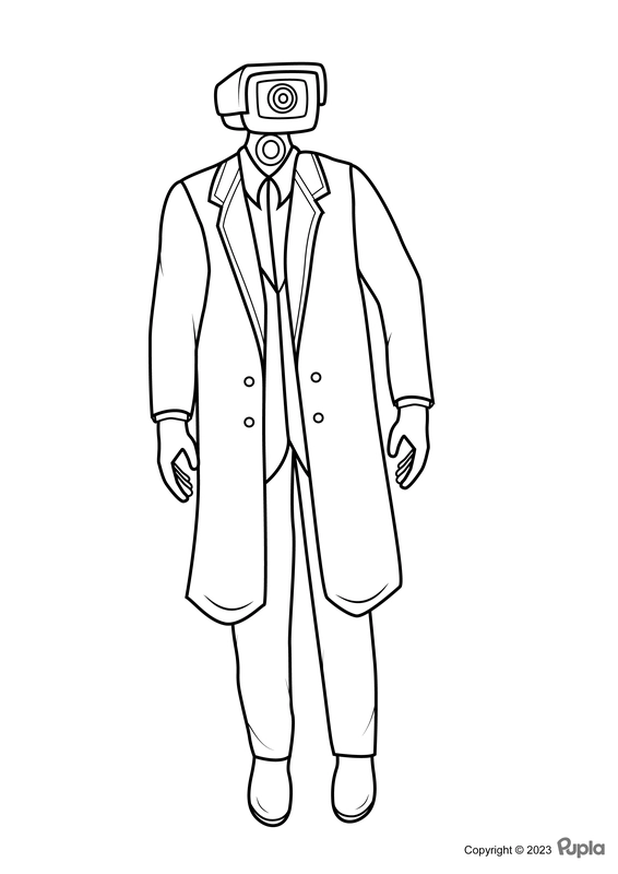 🖍️ Skibidi Toilet Cameraman Printable Coloring Page for Free Pupla com 🖍️ Skibidi Toilet Cameraman Printable Coloring Page for Free Pupla com