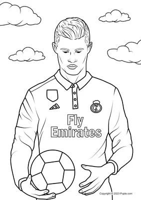 Cristiano Ronaldo Holding the Ball