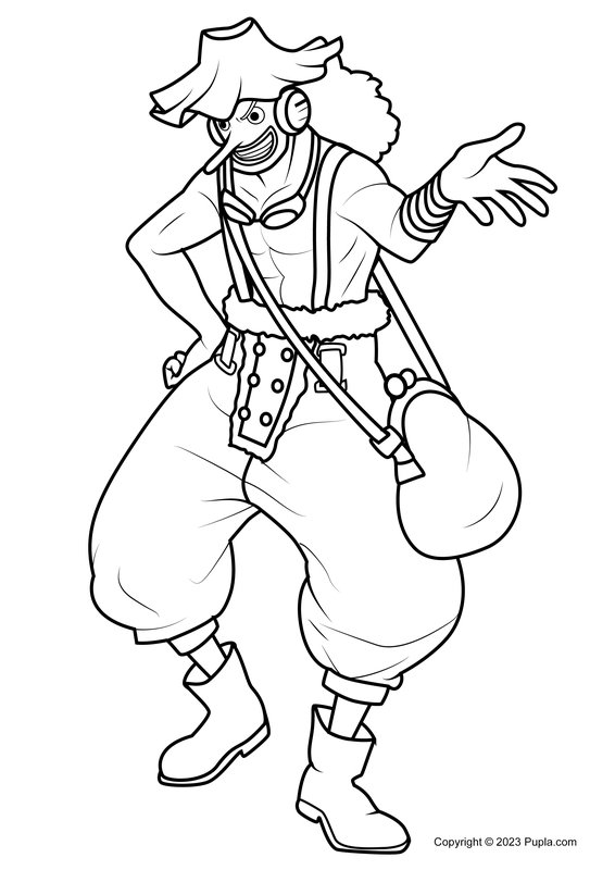 One Piece Usopp Coloring Page
