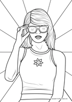 Taylor Swift con gafas de sol
