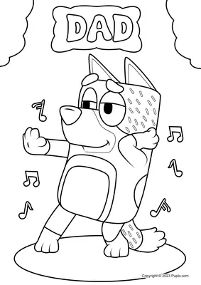 Bluey Dad Bandit