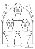 Skibidi Toilet Triple Giant