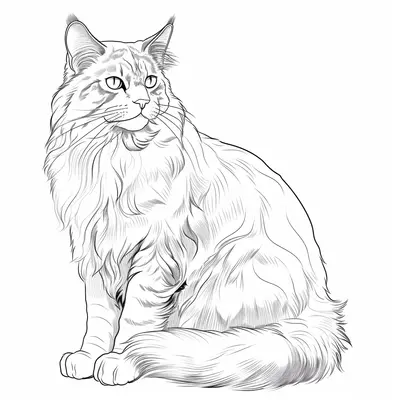 Maine Coon Kat