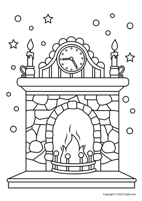 Acogedora chimenea