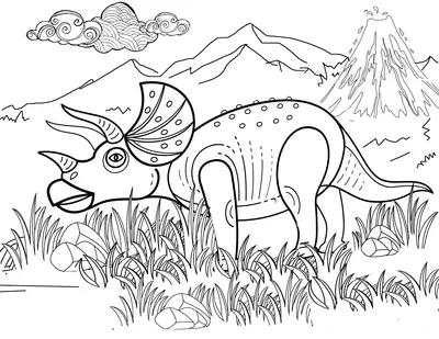 Dinosaurio Triceratops